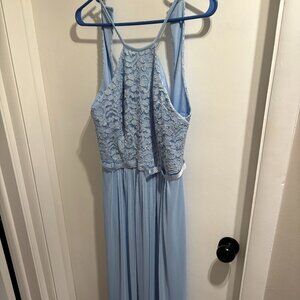 Ice Blue Blue David's Bridal Dress